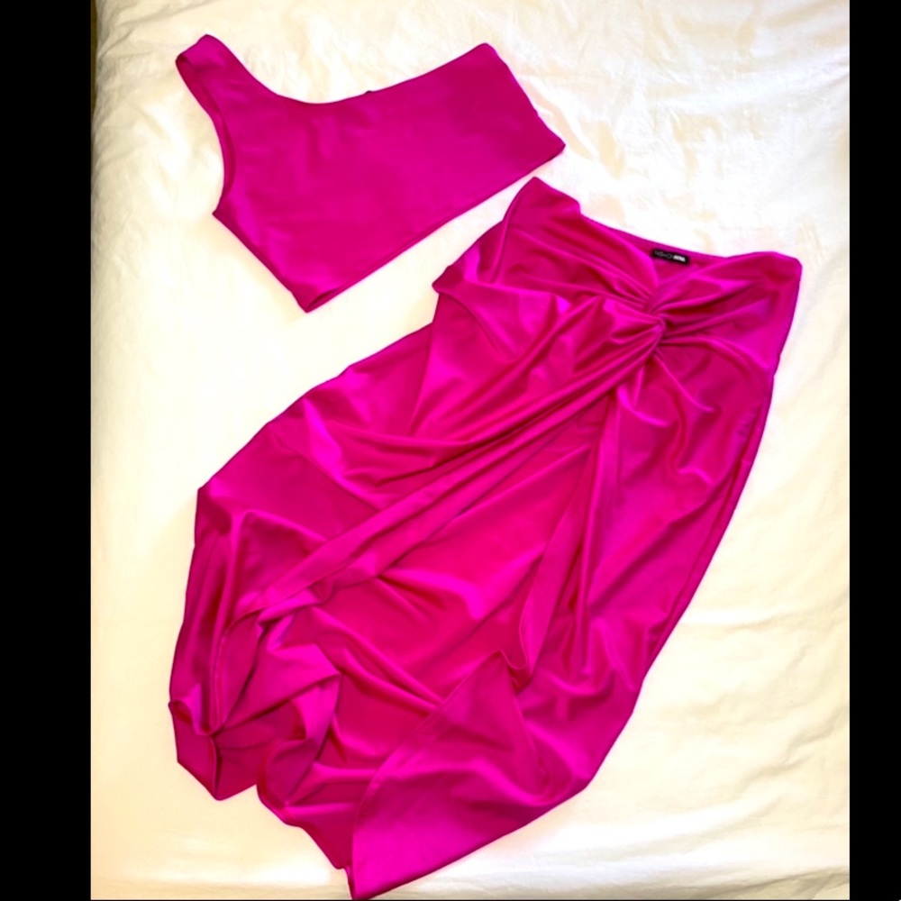 COPY - Hot pink fashion nova set